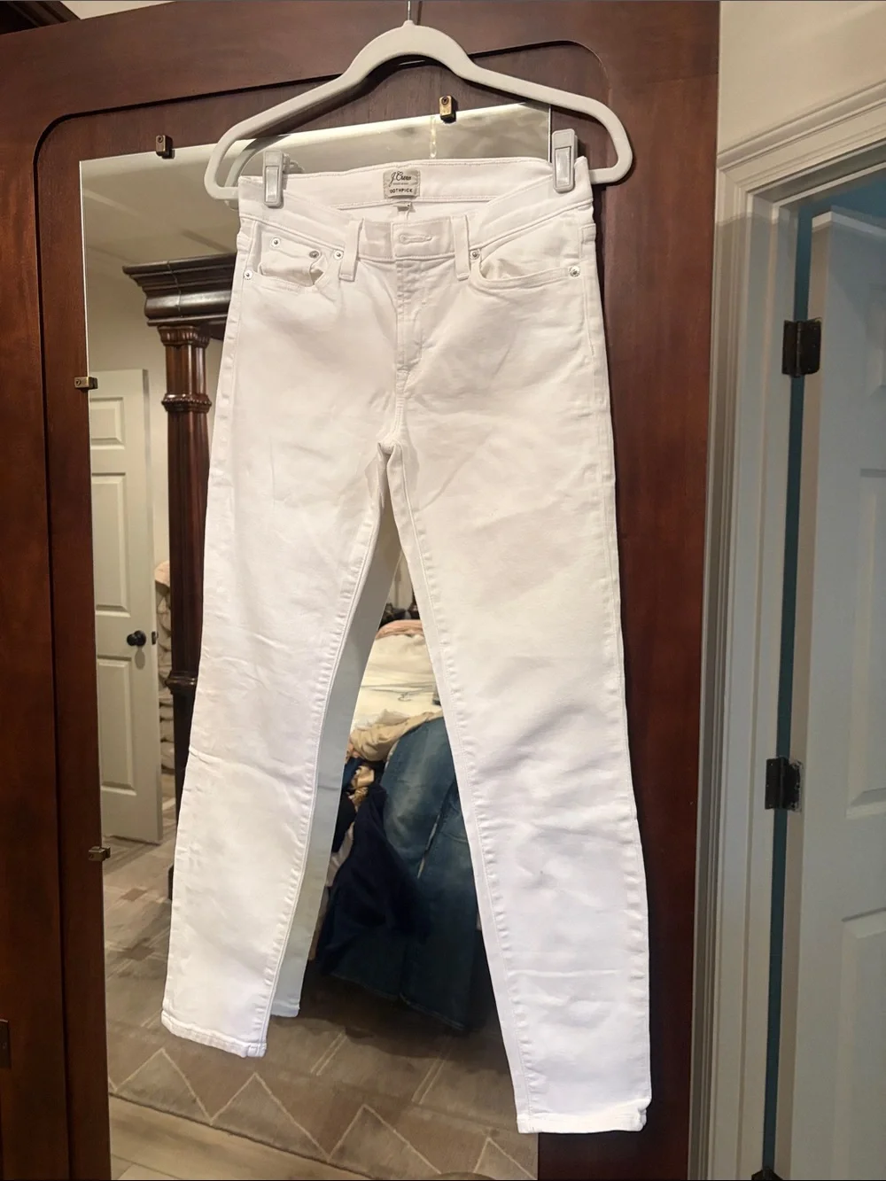 J. Crew White Skinny Jeans